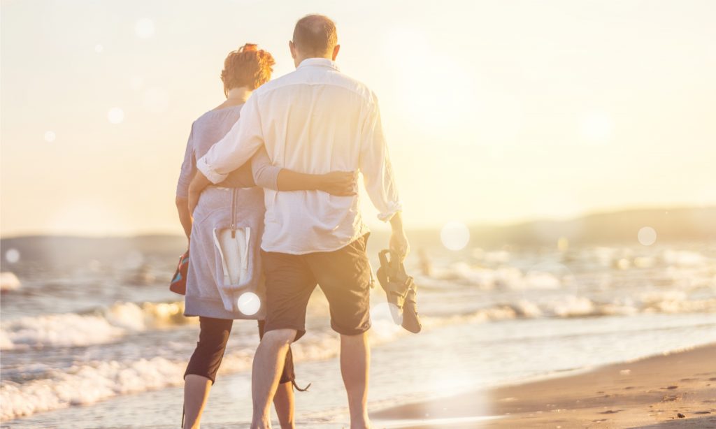 couple on a beach